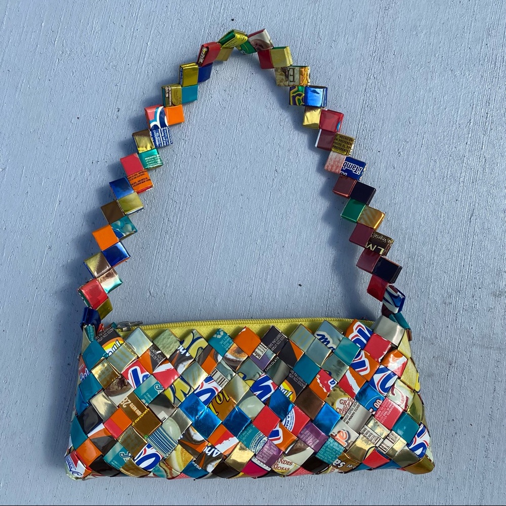 Recycled Wrapper Purse/ Handbag